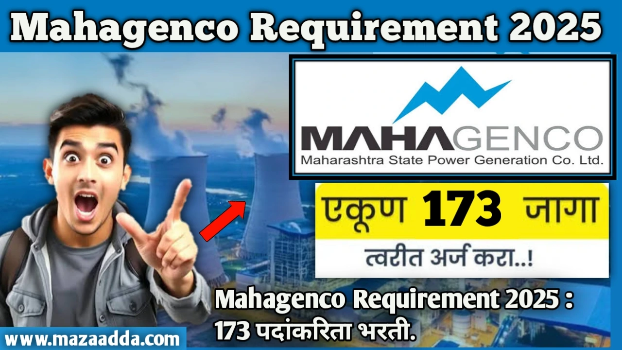 Mahagenco Requirement 2025